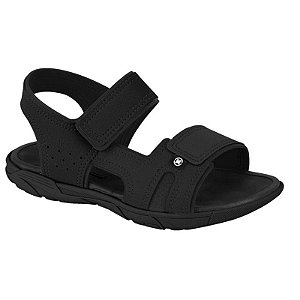 Sandália Infantil Menino Molekinho Floter Neo- Preto/ Preto