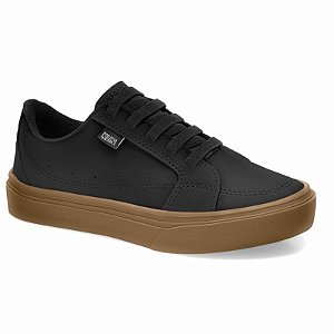 Tênis Infantil Menino Klin Basic Kids- Preto/ Caramelo