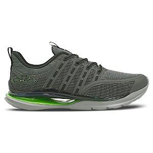 Tênis Masculino Olympikus Agito-Chumbo/Verde
