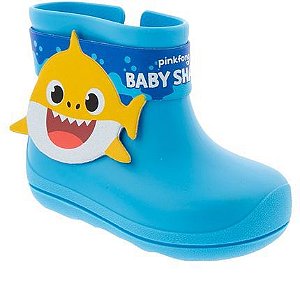 Galocha Infantil Baby Shark Splash-Azul - Pirulito Calçados