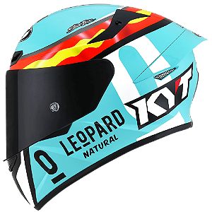 CAPACETE KYT TT-COURSE JAUME MASIA LEOPARD SPAIN REPLICA