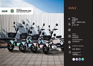 SCOOTER ELÉTRICA KAPPAK KW2 1000W