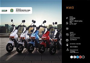SCOOTER ELÉTRICA KAPPAK KW3 1000W