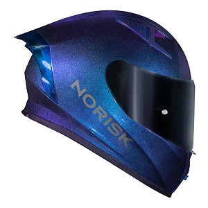 CAPACETE NORISK FLOW MONOCOLOR AZUL