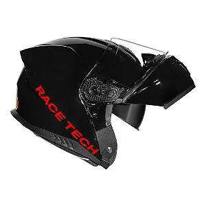 CAPACETE RACE TECH SIGNAL MONOCOLOR PRETO