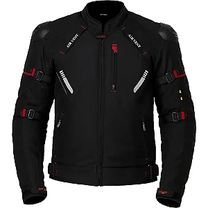 JAQUETA GP TECH TURIN PRO PRETA/VERMELHA