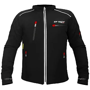 JAQUETA GP TECH SOFT CASUAL PRETA/VERMELHA