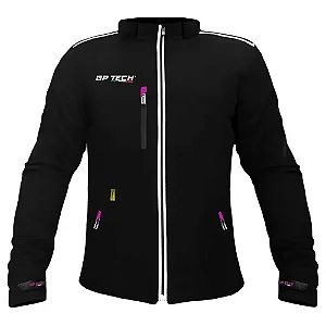 JAQUETA GP TECH SOFT CASUAL PRETA/ROSA FEMININA