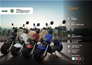 SCOOTER ELÉTRICA KAPPAK ZUMA-X 1000W