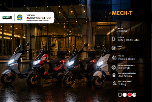 SCOOTER ELÉTRICA KAPPAK MECH-T 1000W