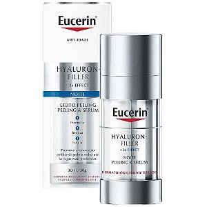 Eucerin Hyaluron  Filler 3x Effect Noite Sérum Efeito Peeling 30ml