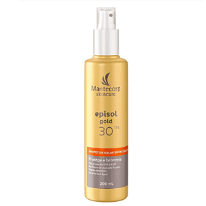 Mantecorp Protetor Solar Bronzeador Episol Gold Fps 30 Frasco 200ml