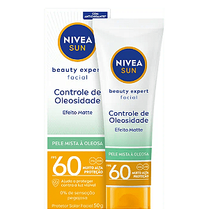 Nivea Sun Beauty Expert Facial Controle de Oleosidade Fps 60 50g