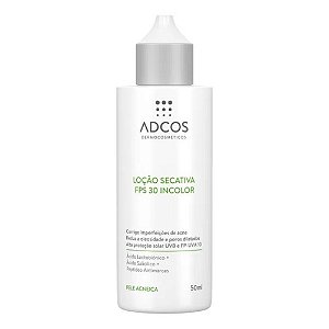 Adcos Acne Solution Loção Secativa FPS30 Incolor 50ml