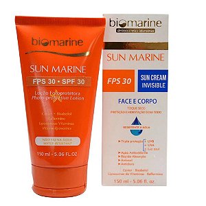 Biomarine Sun Marine FPS30 Loção Sun Cream 150ml