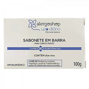 Alergoshop Sabonete em Barra Uso Diário 100g