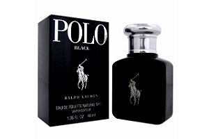Ralph Lauren Polo Black Perfume Masculino Eau de Toilette 40ml