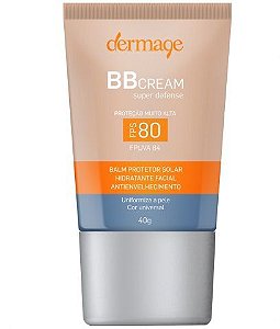 Dermage BB Cream Hidratante Facial Antienvelhecimento FPS80 40g