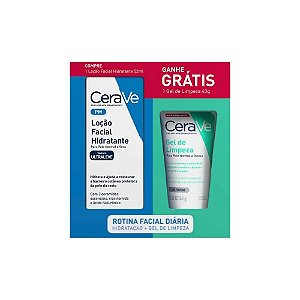 Kit Cerave Loção Facial 52ml + Gel de Limpeza 40g