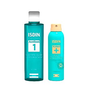 Isdin Kit Sabonete Líquido Facial 208g + Spray Corporal Antiacne 150ml