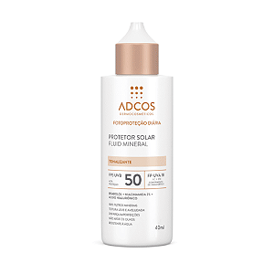 Adcos Protetor Solar Fluid Fps 50 Mineral Tonalizante 40ml
