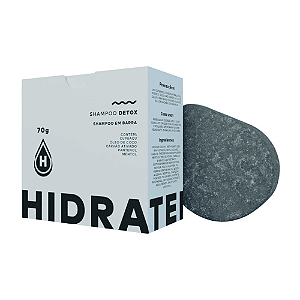 Hidratei Shampoo Sólido Detox 70g