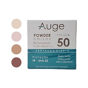 Auge Powder Collor FPS50 Chocolate 12g