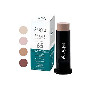 Auge Base Stick Collor Fotoprotetora FPS65 Bege 15g