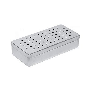 Fami Estojo Perfurado de Inox Econox 26x12x6cm
