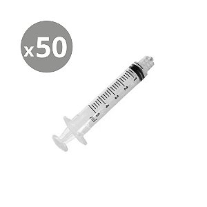 Descarpack Seringa Hipodérmica sem Agulha Luer Lock 5ml - Kit 50un