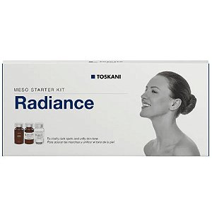 Toskani Meso Starter Kit Radiance HA Cx C/ 2 Amp Radiance Cocktail 10ml + 2 Amp WCPR 5ml + 1 Ampola TKN HA MW 2% 5ml