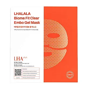 Lhala Biome Fit Clear Embo Gel Mask 4un