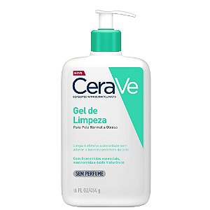 Cerave Gel De Limpeza  Para Pele Normal e Oleosa 454g