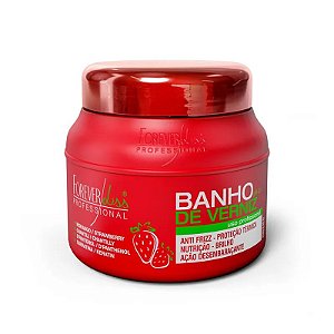 Forever Liss Morango Banho De Verniz Máscara 250g