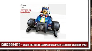 CARRO PARA PISTA ELETRICA CARRERA PATRULHA CANINA MARSHALL 1/43