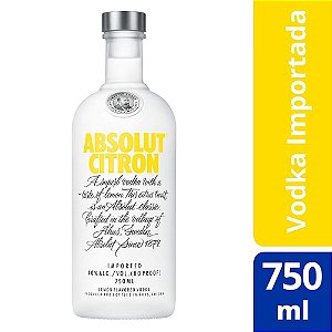 Vodka Absolut Citron 750ml