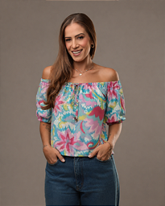 Molde Blusa ciganinha manga curta