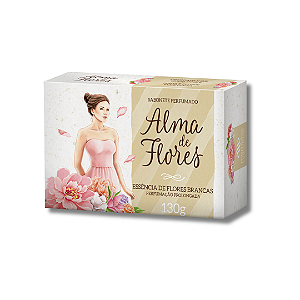 Sabonete Alma de Flores - Flores brancas 130g