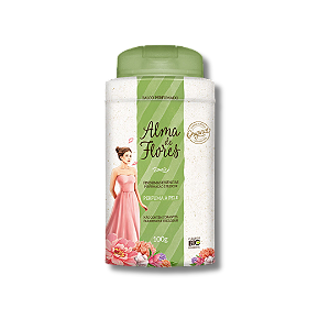 Talco Perfumado Alma de Flores Clássico 100g