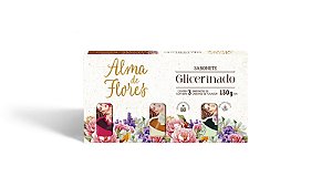 ESTOJO ALMA DE FLORES GLICERINADOS 3 SABONETES