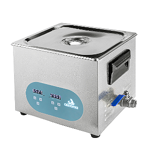Lavadora Ultrassônica 10 Litros – Cuba em Aço Inox 40 kHz com Display Digital - Cristófoli
