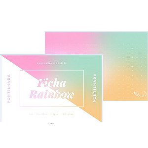 Ficha Rainbow 4x6 100 unidades