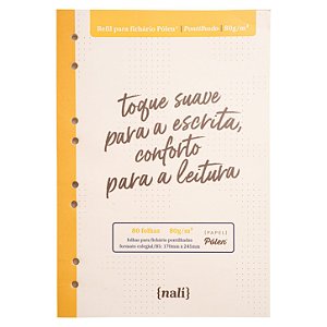 Bloco para Fichário Pólen Colegial/B5 80g Nalí