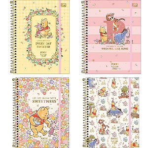Planner Espiral Pooh 2027 Tilibra 302341