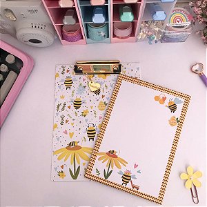 Prancheta Estampada A5 BUSY BEES BUENDIA