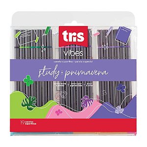 CANETA SUPER FINA TRIS VIBES PRIMAVERA 18 CORES