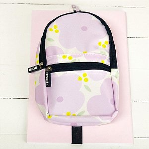 ESTOJO NANO MOCHILA FLORAL LILAS PAPELOTE