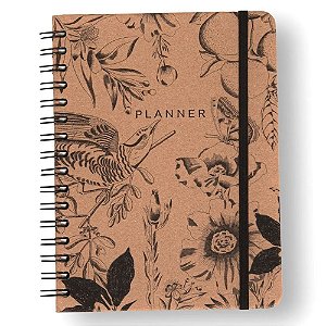 PLANNER WIRE-O A5 CICERO KRAFT BOTANICA