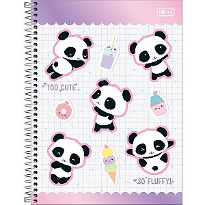 Caderno Universitário 1M LOVELY FRIEND 80 Folhas Tilibra