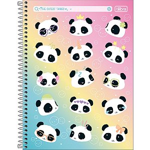 Caderno Universitário 1M LOVELY FRIEND 80 Folhas Tilibra
